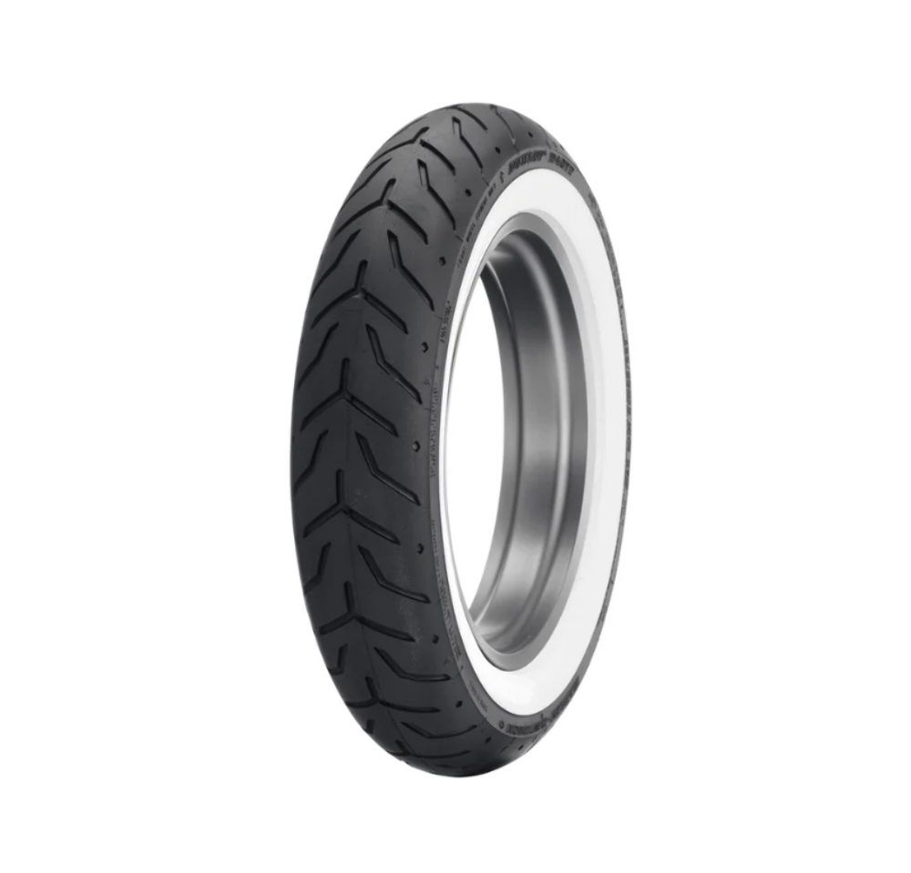 Harley-Davidson White Wall Tire Dunlop D408F DOT 3023 130/90-16 67H 43211-09A