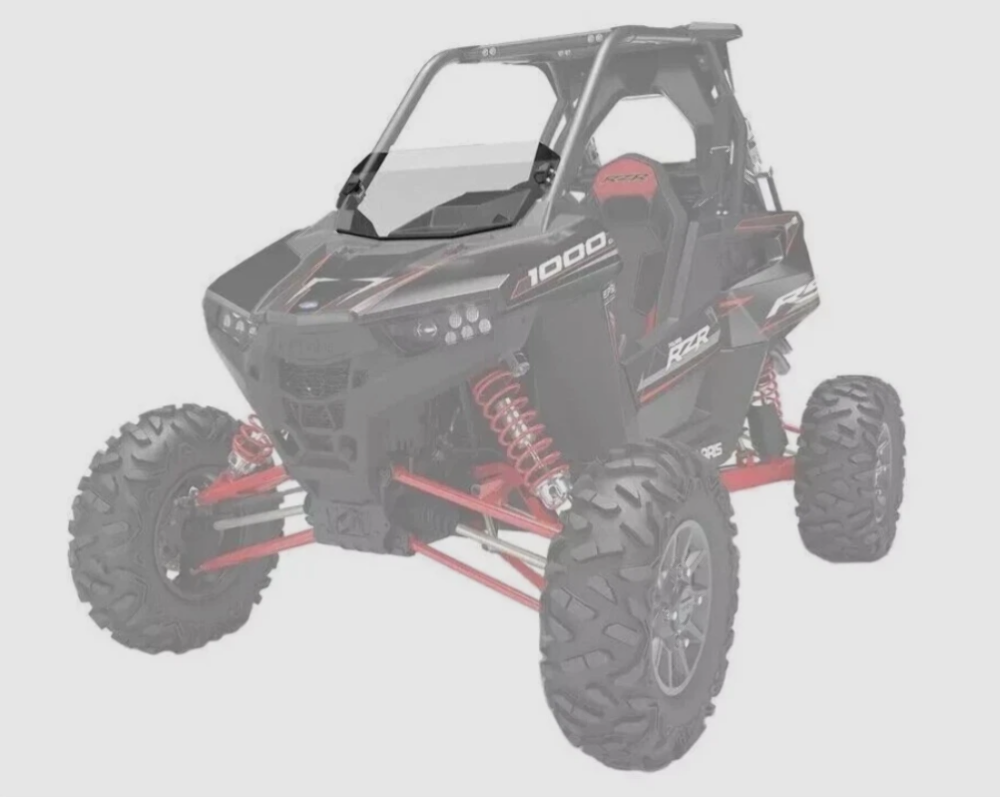 2018-2021 Polaris RZR RS1 OEM Clear Poly Lock & Ride Half Windshield Kit 2882704