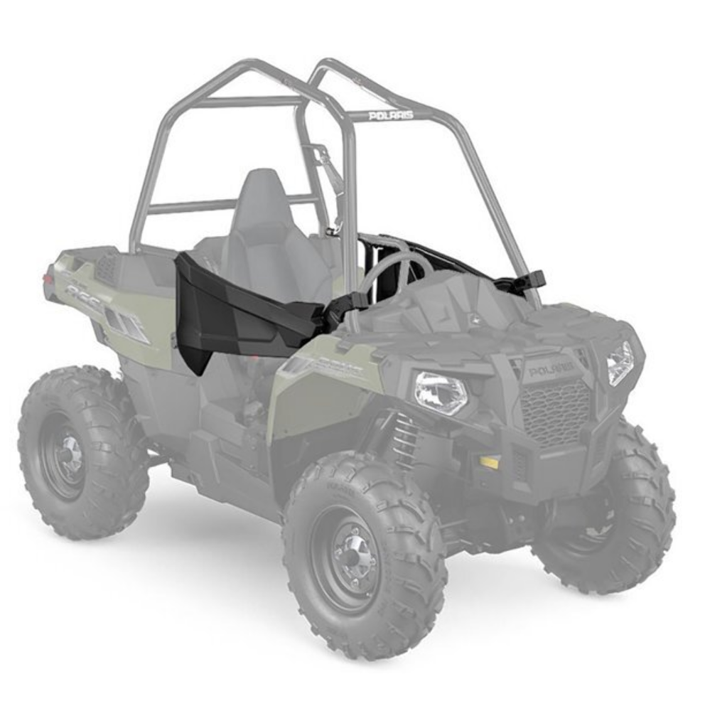 2014-2019 Polaris Ace OEM Half Door Kit Black 2879697