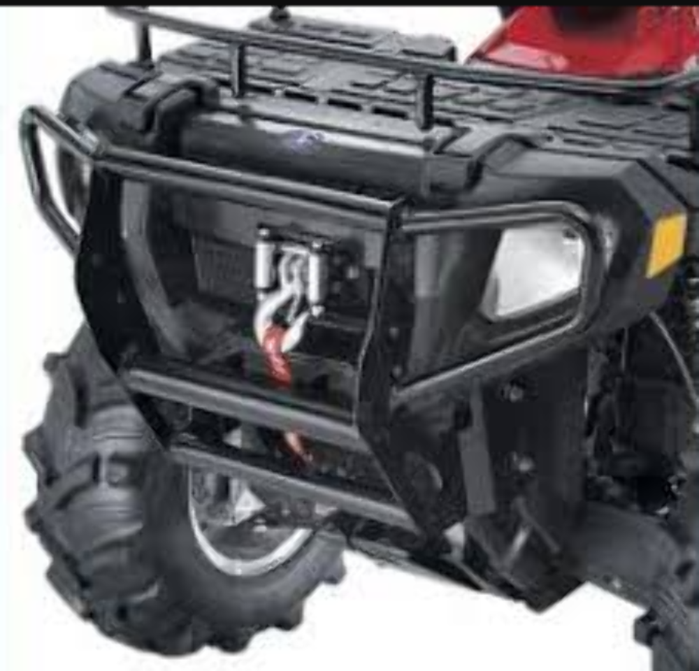 2005-2010 Polaris Sportsman Brushguard & Headlighht Black Wrinkle 2876102-418