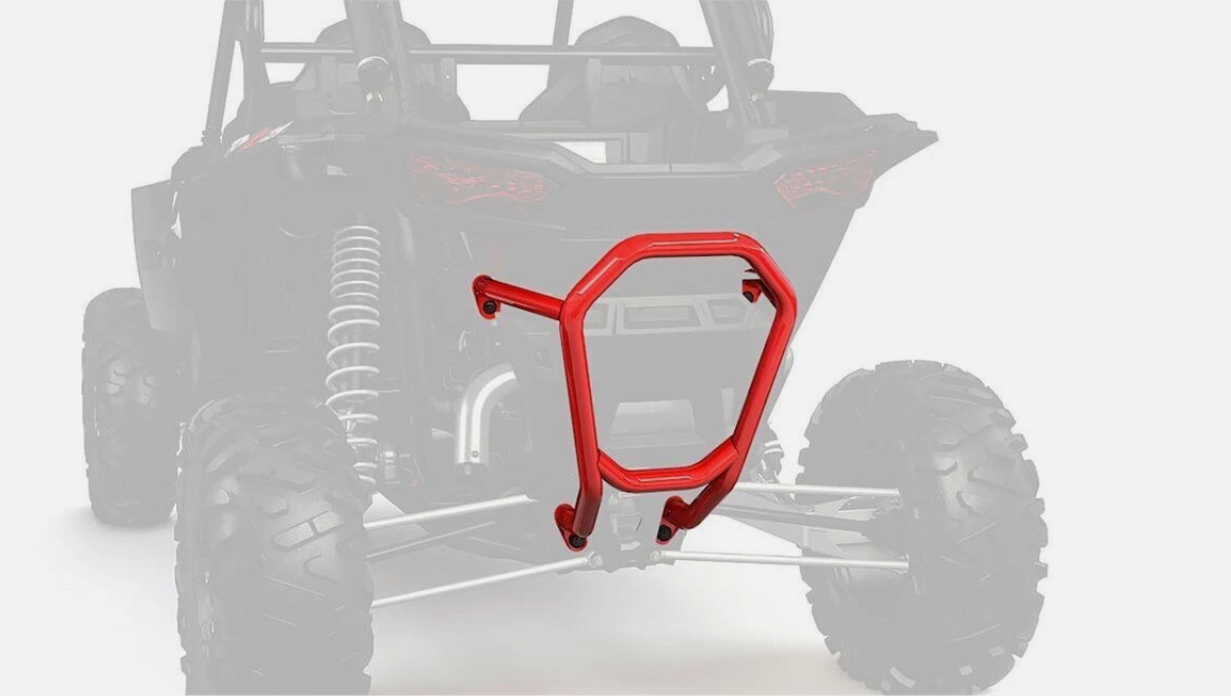 2016-2019 Polaris RZR S 1000 EPS OEM Bull Bumper Red 2881472-293