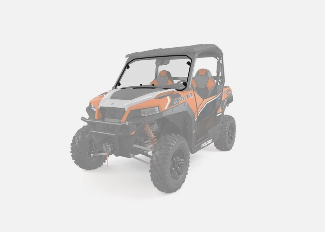2016-2023 Polaris General 1000 OEM Hard Coat Poly Windshield 2881110