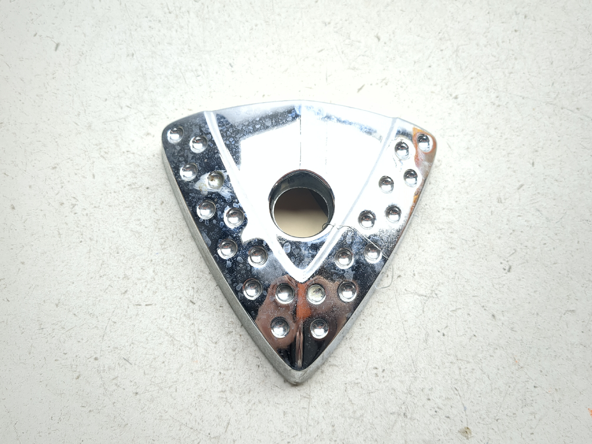 10-14 Victory Cross Roads Ignition Switch Chrome Cover Panel