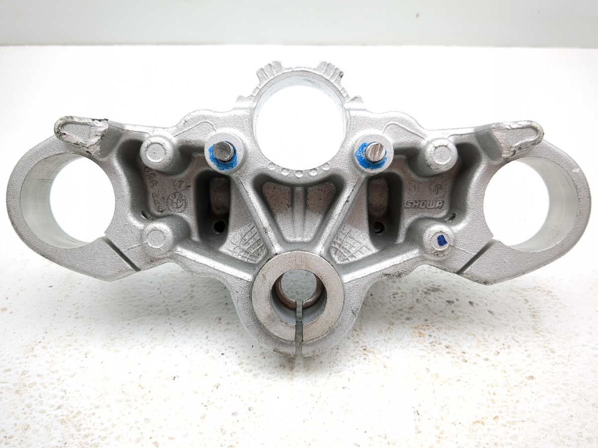 06-13 BMW F800ST Top Upper Triple Clamp Tree With Handlebar Risers