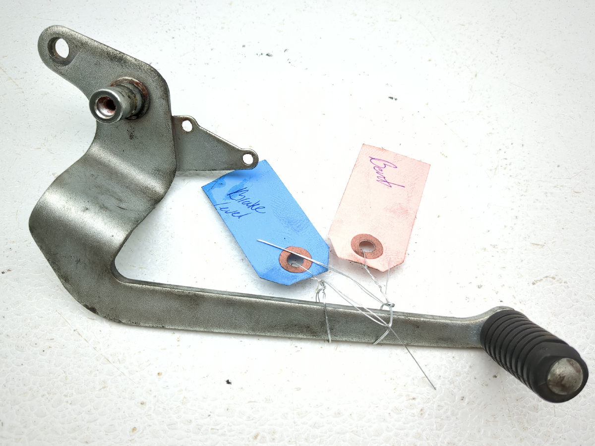 09-17 Yamaha FZ6R FZ6 Brake Pedal Lever