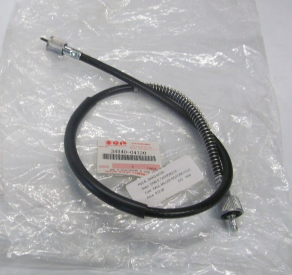 1974-1977 Suzuki TC185 OEM Tachometer Cable 34940-04720
