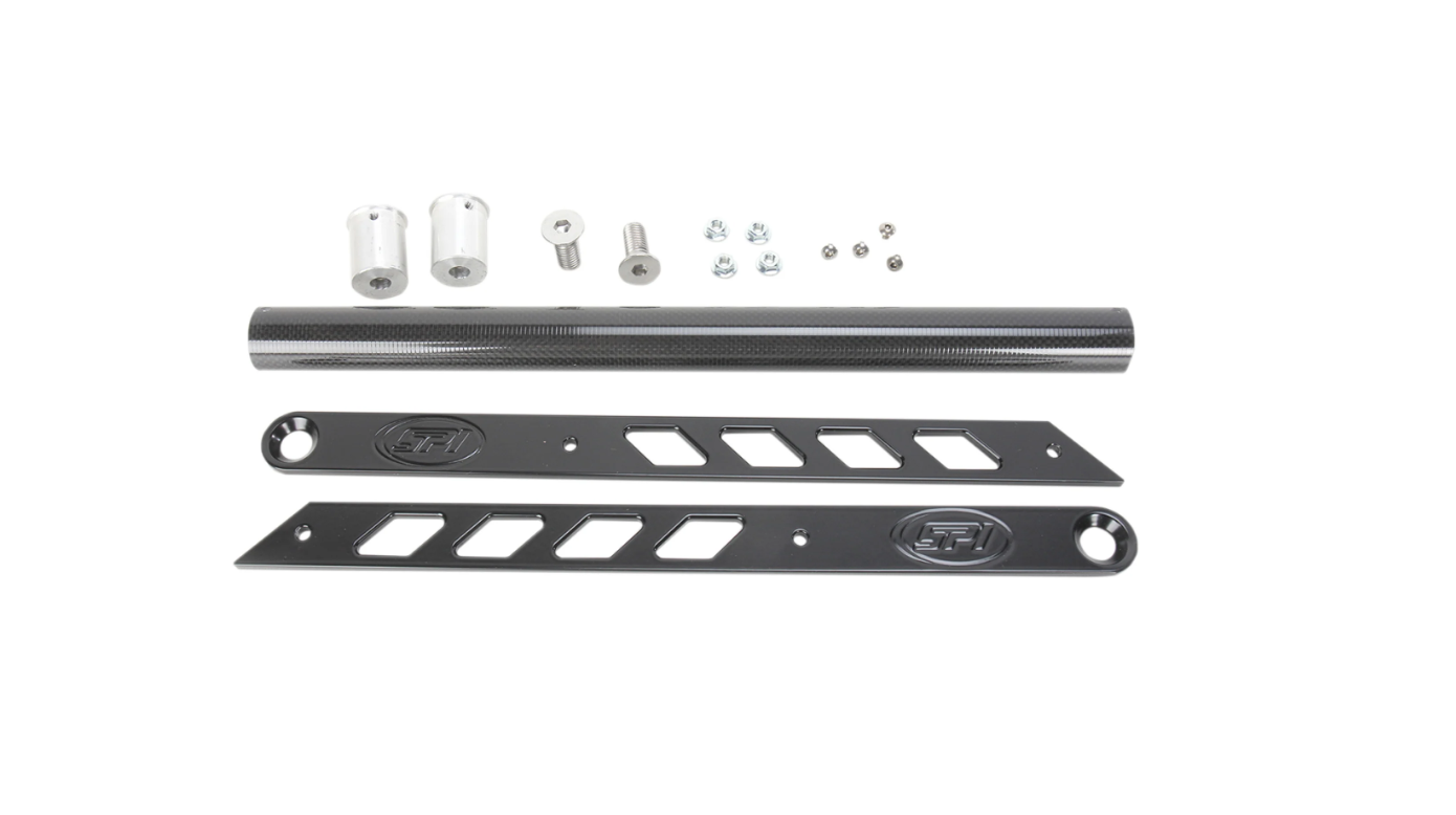 Straightline Black Carbon Fiber Rear Bumper Kit 08-20 Ski-Doo XP Chassis 183-121
