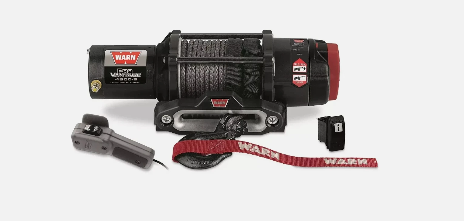 WARN ProVantage 4500-S Winch 4500 lb. [S] Synthetic Rope ATV UTV 90451