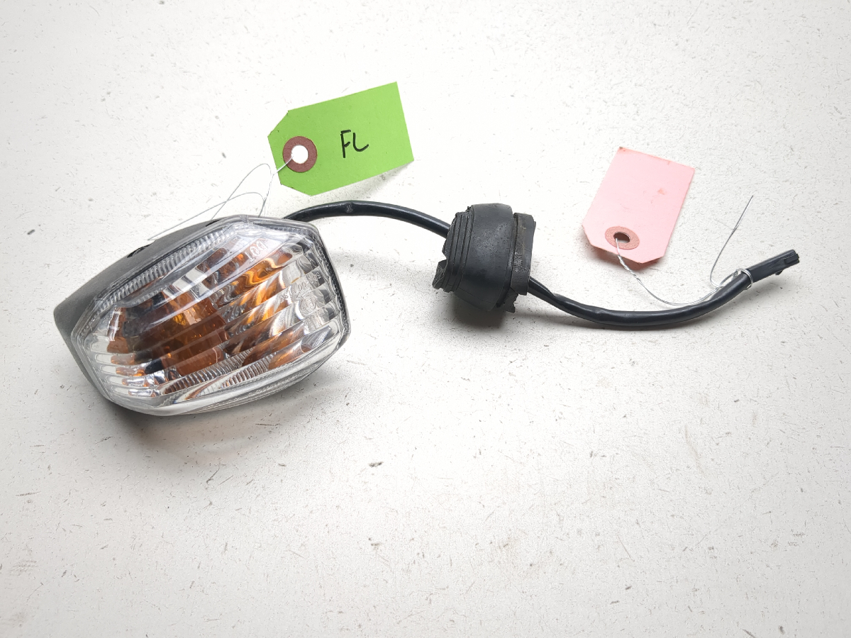 08-18 Kawasaki KLR 650 Front Left Turn Signal Flasher Indicator Light