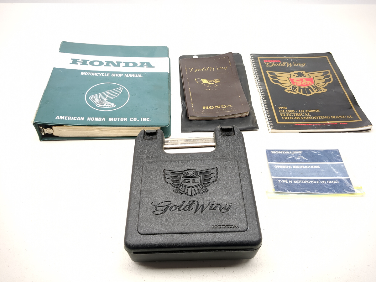 88-00 Honda GL1500 SE Goldwing Service Owner's Manuals With Tool Box Set