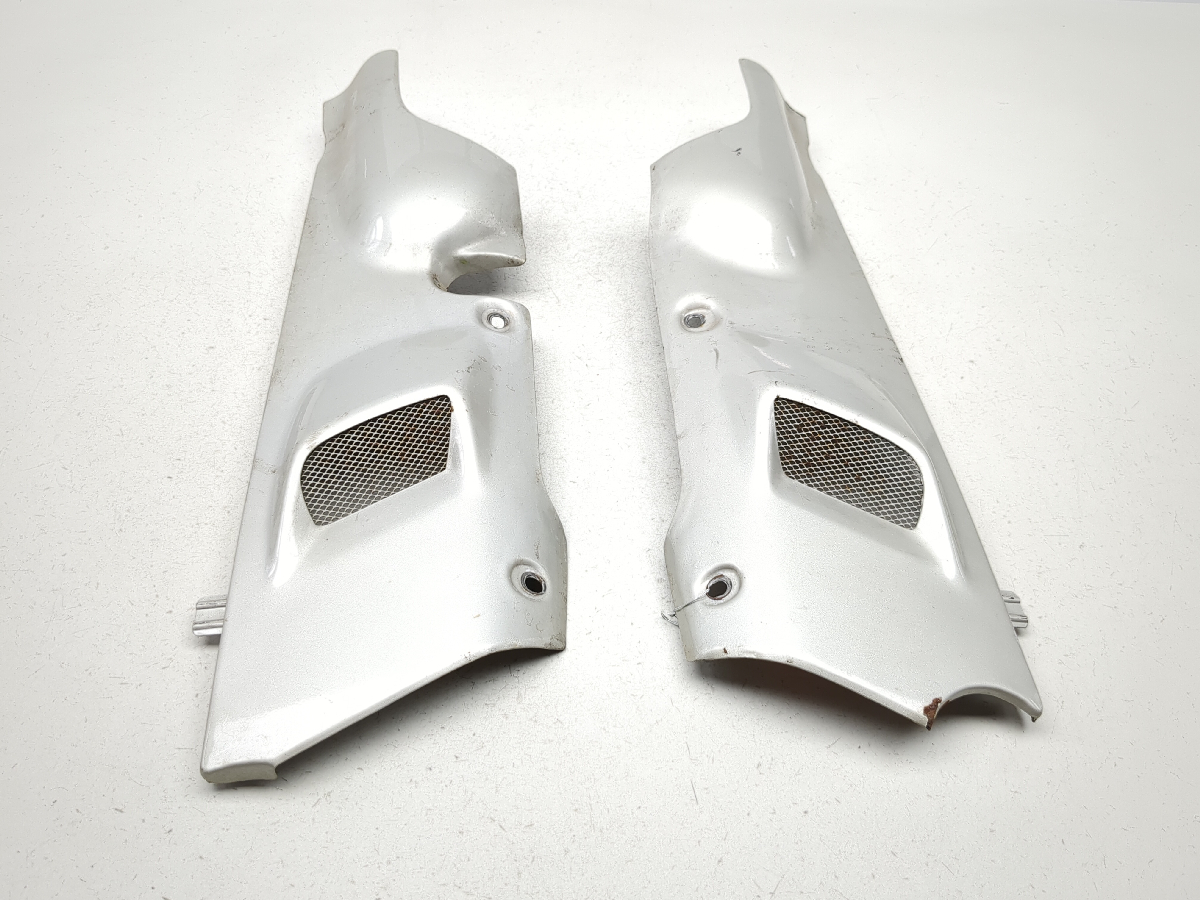 88-00 Honda GL1500 SE Goldwing Lower Side Exhaust Heat Shields Set Pair