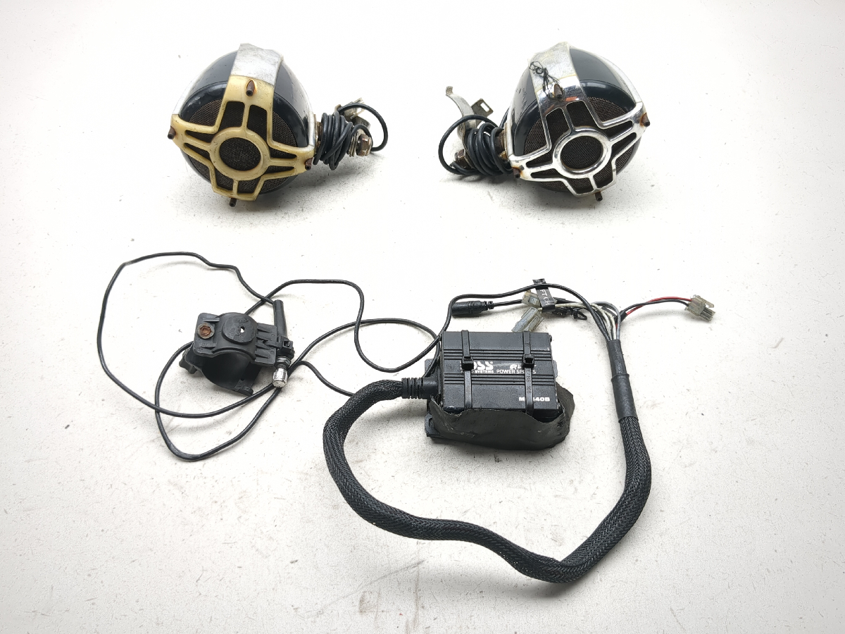 04-10 Kawasaki Vulcan 2000 VN2000 BOSS Audio System Speaker Amplifier Set Kit TRSH JR