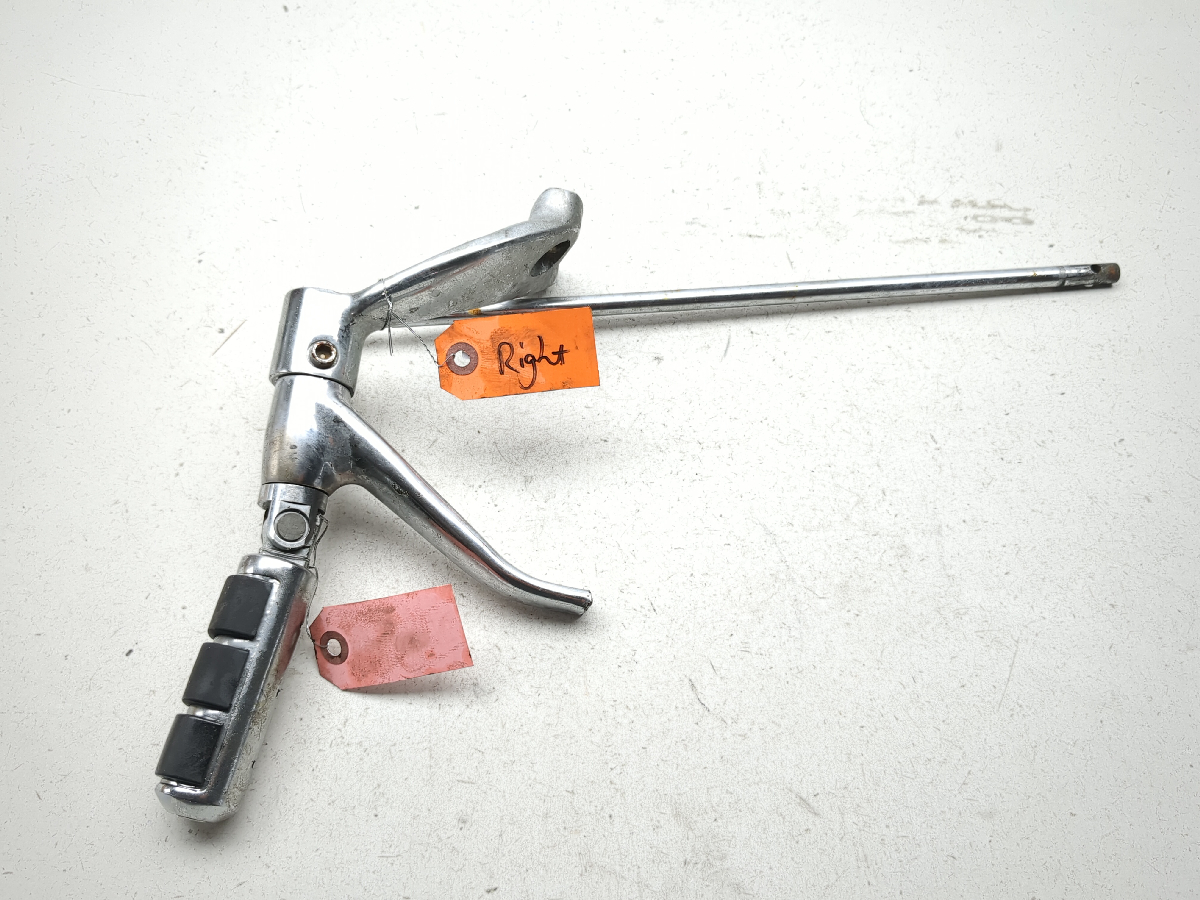 14-19 Harley Sportster XL1200T SuperLow Right Driver Foot Peg W/ Rear Brake Rod
