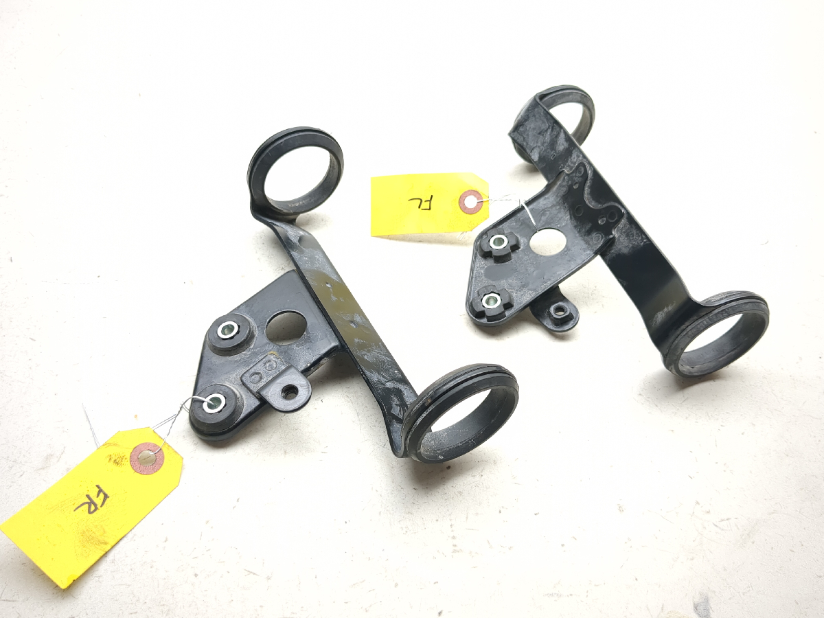 96-24 Suzuki DR650S Front Fork Headlight Support Mount Bracket Holders Set Pair