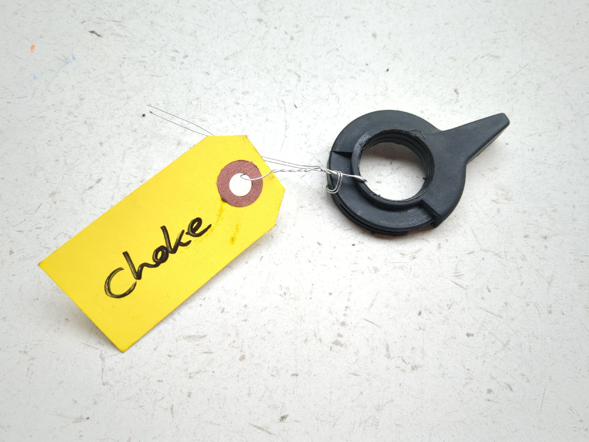96-24 Suzuki DR650S Choke Cable Line Lever Ramp Guide TRSH PL