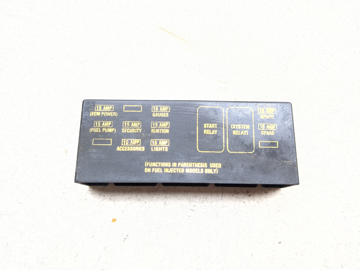 01-06 Harley Softail Standard FXSTI Fuse Junction Box Cover