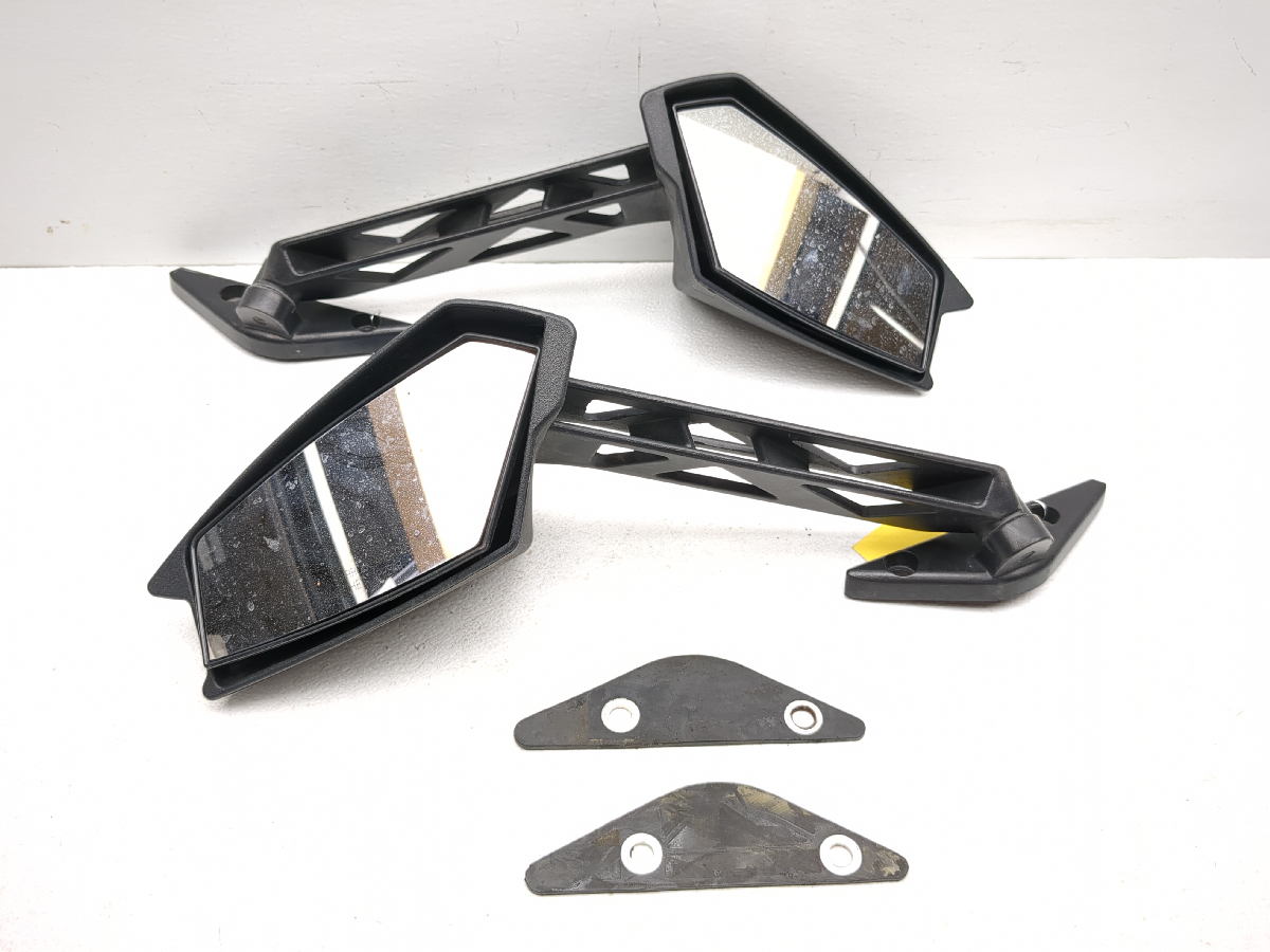 21-24 Polaris Slingshot S Front Rearview Mirror Set With Mount Bracket