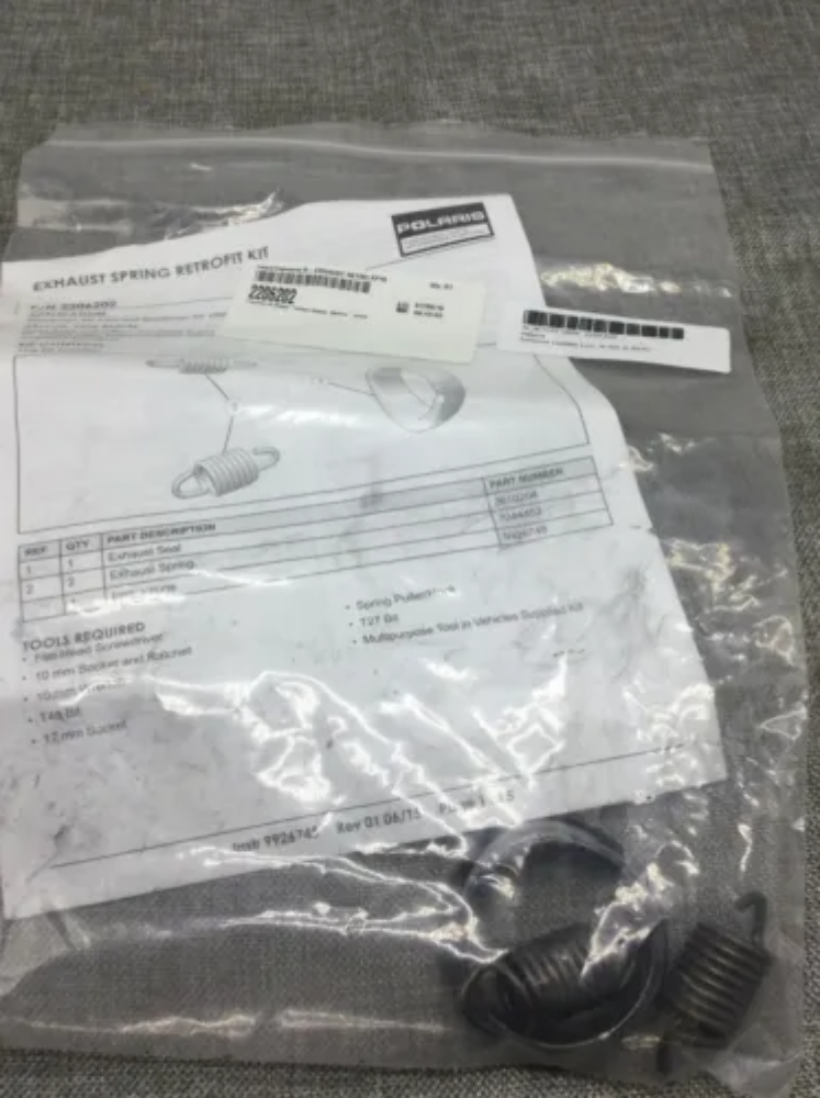 Polaris Exhaust Spring Retrofit Kit 2206202 Oem A