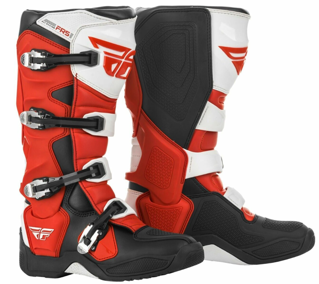 FLY RACING FR5 BOOTS 364-71011 RED/BLACK/WHITE SIZE 11