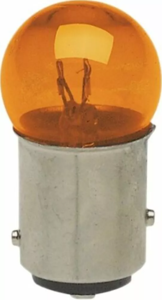 Drag Specialties Dual-Filament Mini Amber Light Bulb DS-282080 QTY 2