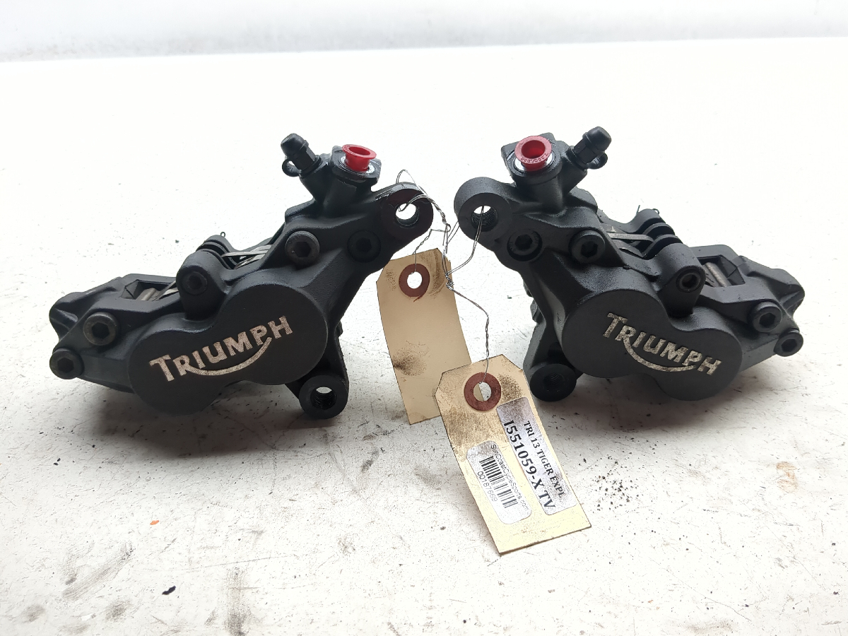 12-15 Triumph Tiger Explorer Front Brake Calipers Set Pair