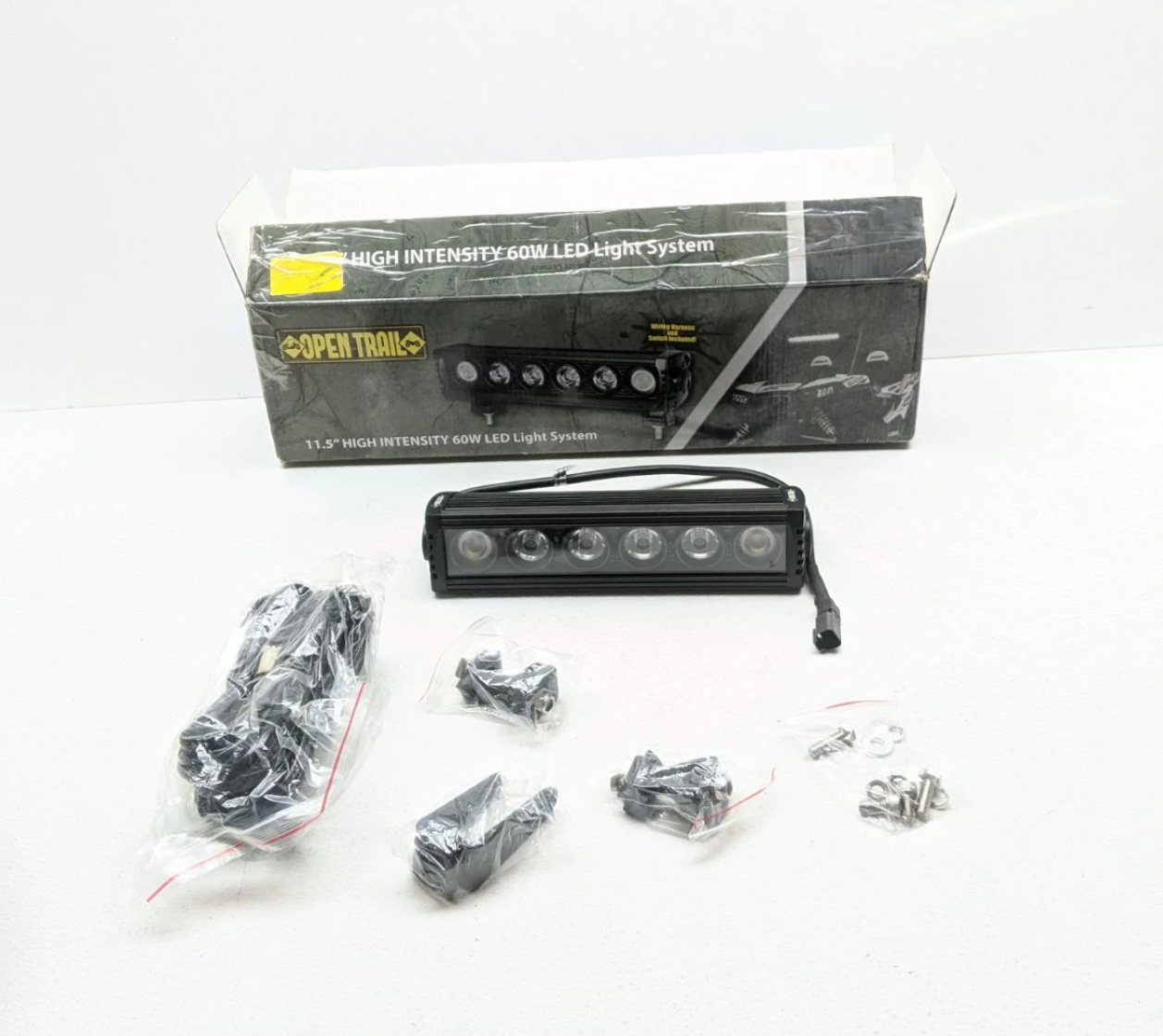 Open Trail Single Row High Intensity LED Lightbar 11.5" 60W ATV UTV 12-9030 2604515