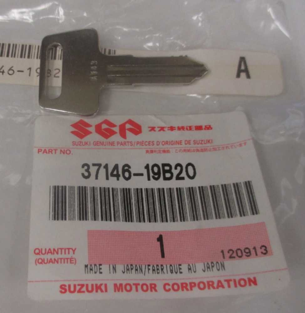 QTY 2 | 1988-2024 SUZUKI LT-F500 KingQuad QuadRunner OEM Blank Key