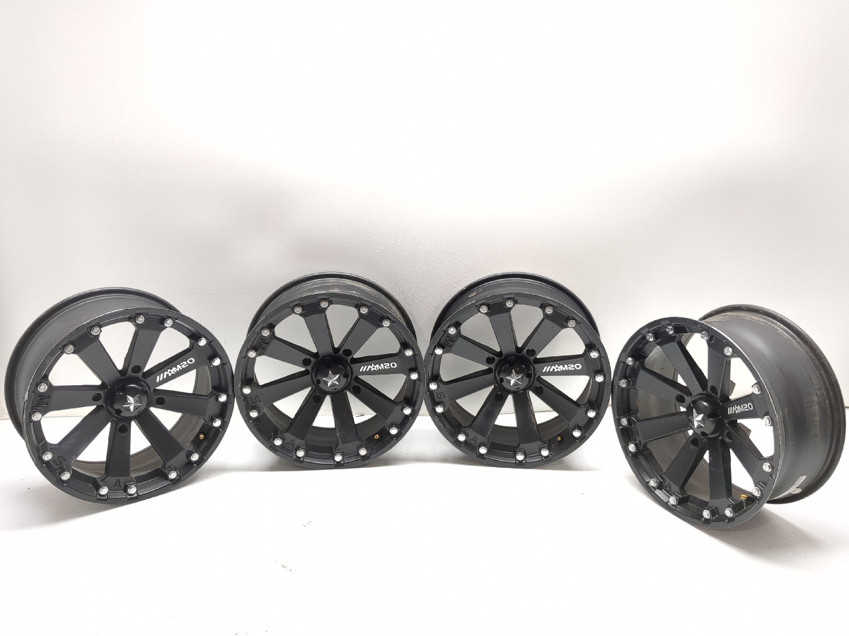 15 16 Can-Am Maverick 1000R Turbo XDS MSA M20 KORE 16x7 Wheel Set