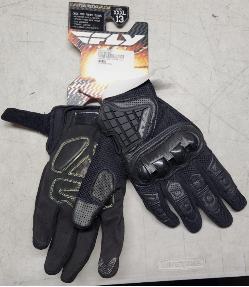 FLY RACING Coolpro Force Motorcycle Gloves XXXL 476-41103X - Sun