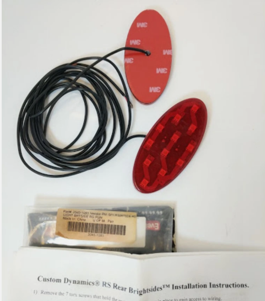Custom Dynamics Brightsides LED Running Lights Turn Signals 2040-1083