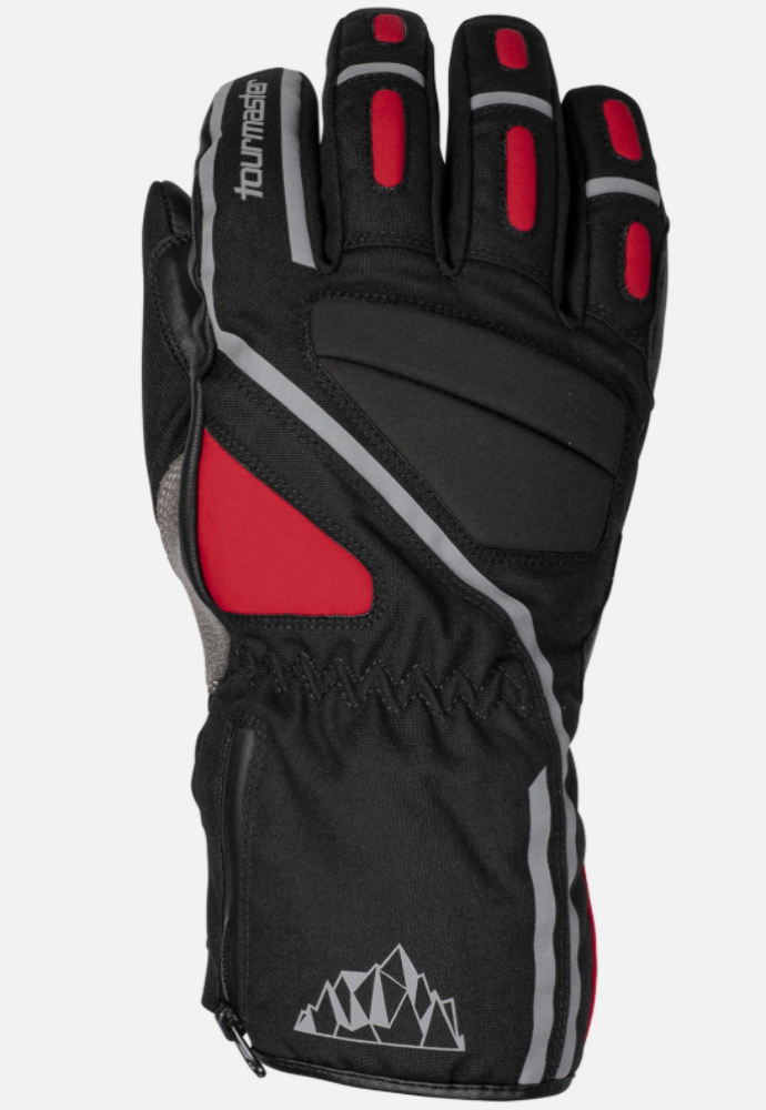TOURMASTER Mid-Tex Womens Textile Motorcycle Gloves Red 8425020175