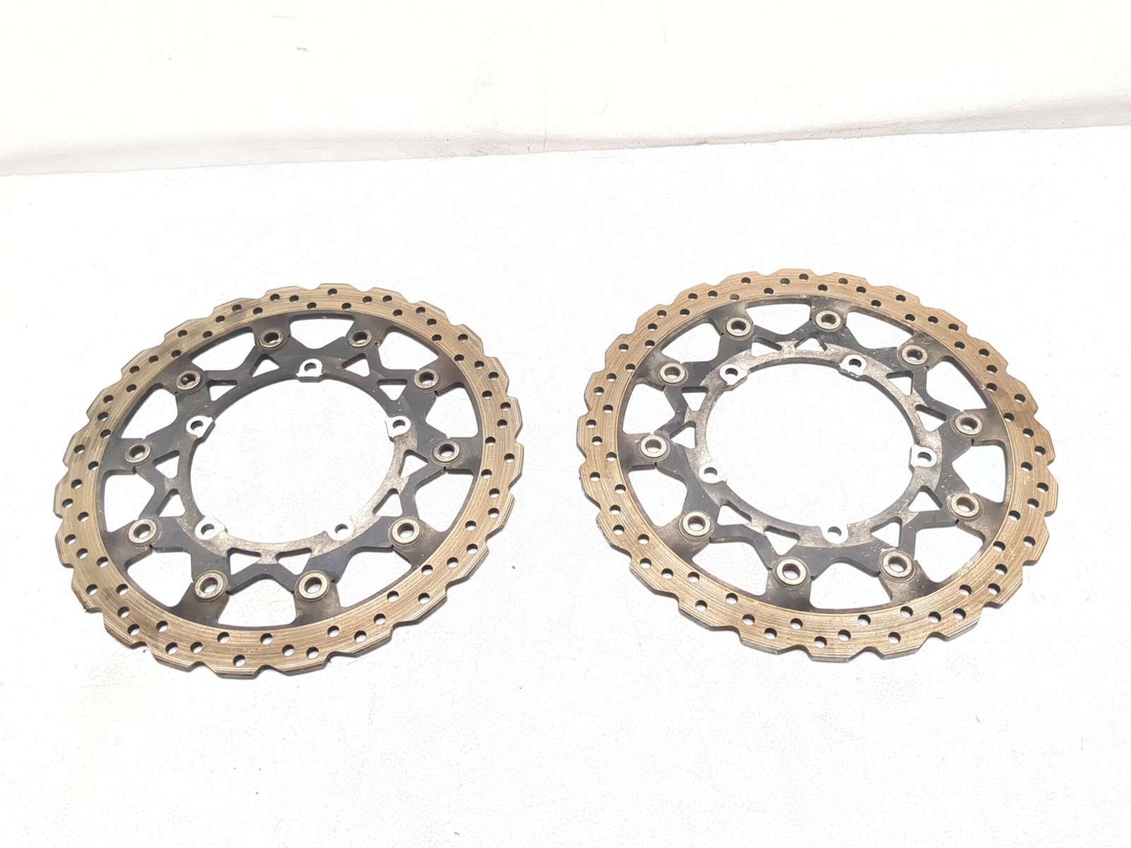 09-20 Yamaha Vmax 1700 VMX17 Left & Right Front Brake Rotor Disc Set