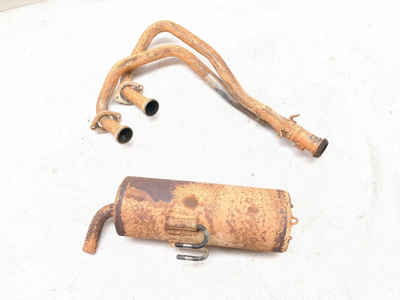 18-25 Kubota RTV XG850 Sidekick Header & Muffler Exhaust Header Pipe Can Slip-On