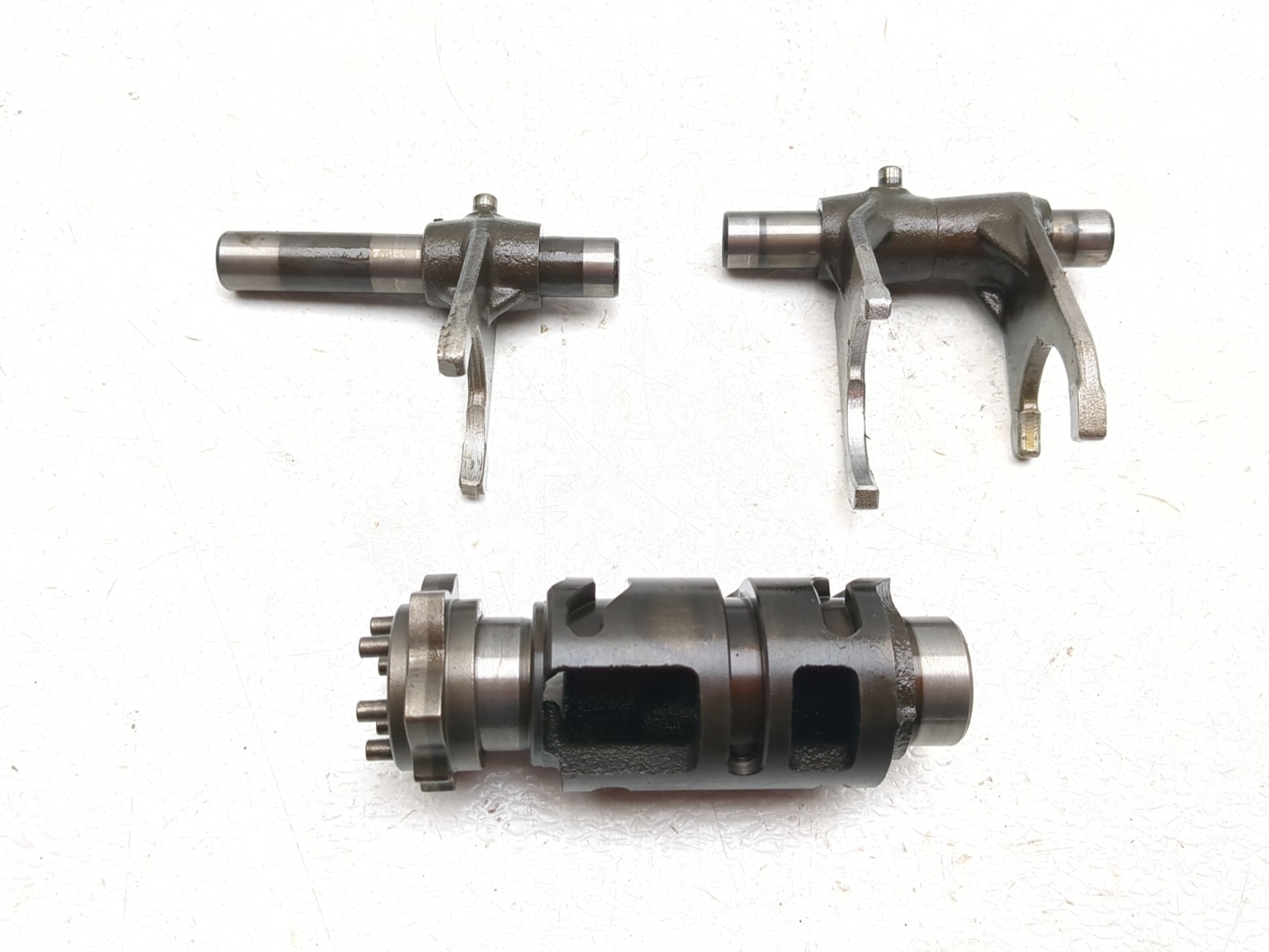 02 Suzuki VZ800 Marauder 800 Drum & 2 Forks Transmission Shift