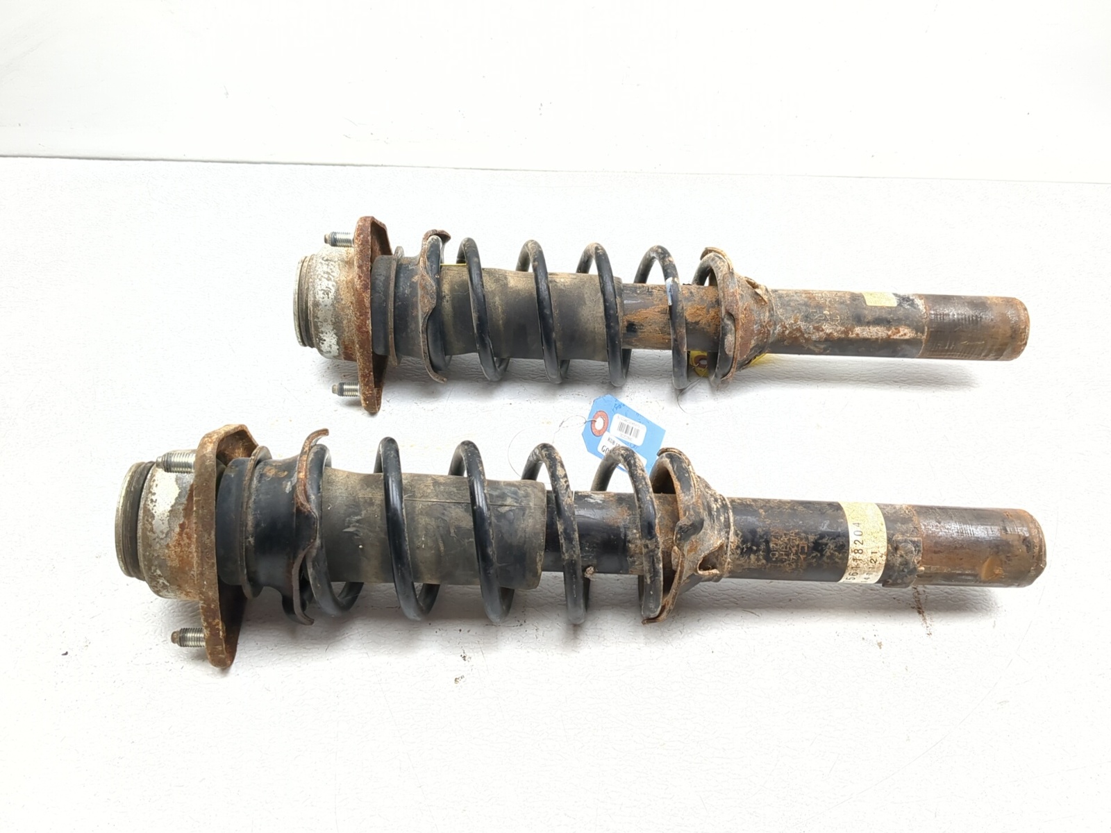 09-16 Kubota RTV 1140 CPX Front Left & Right Front Shock Assembly Mono Spring