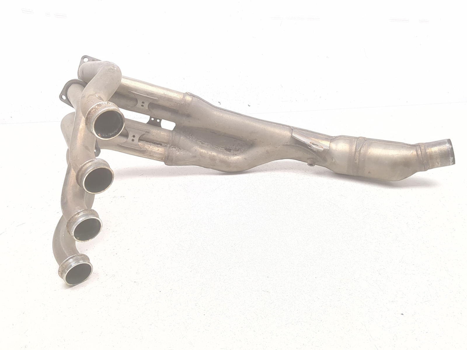ボブ 11-13 Yamaha FZ8 Front Exhaust Header Can Pipe Slip-On Silencer