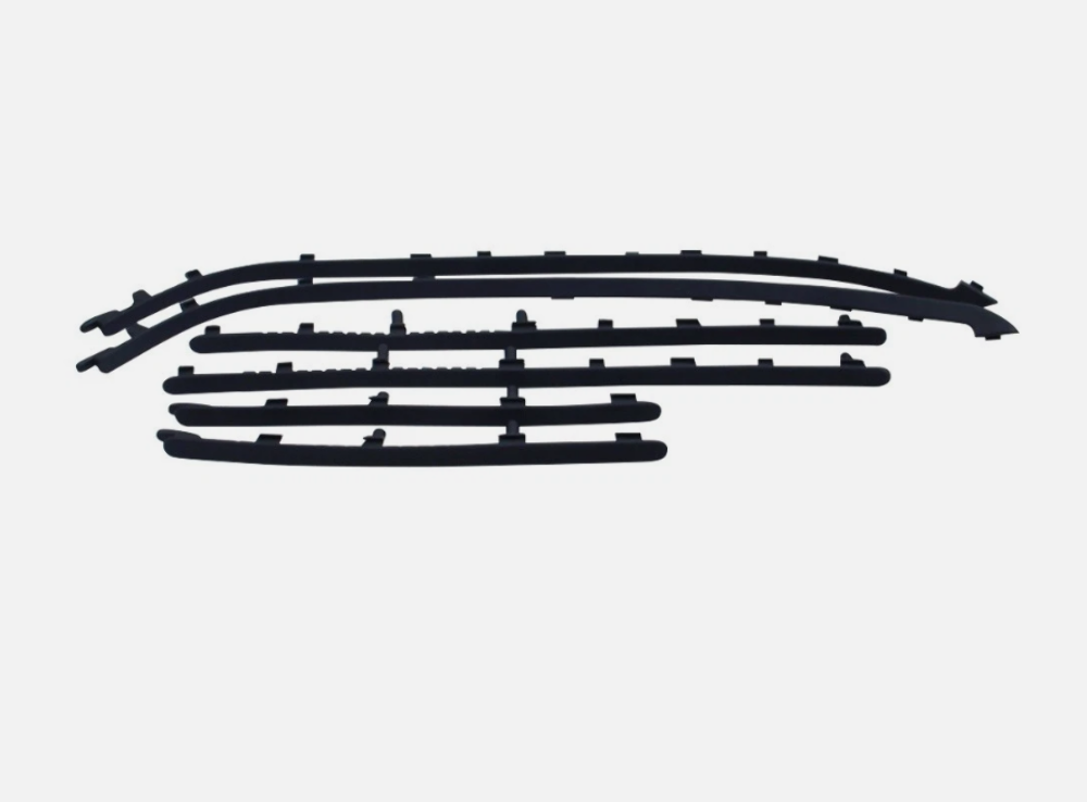 2004-2007 Vespa/Piaggio GT 125 OEM Rubber Floor Strips Kit 1B0106310000C