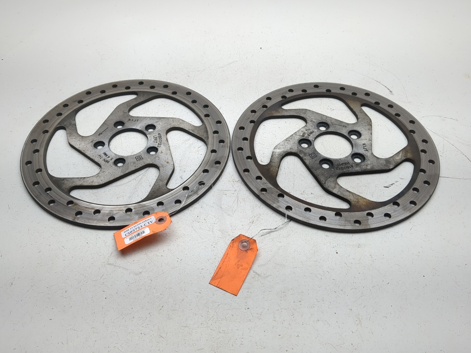 14-20 Harley XG500 Street 500 Front Brake Rotor Disc Set 41500122