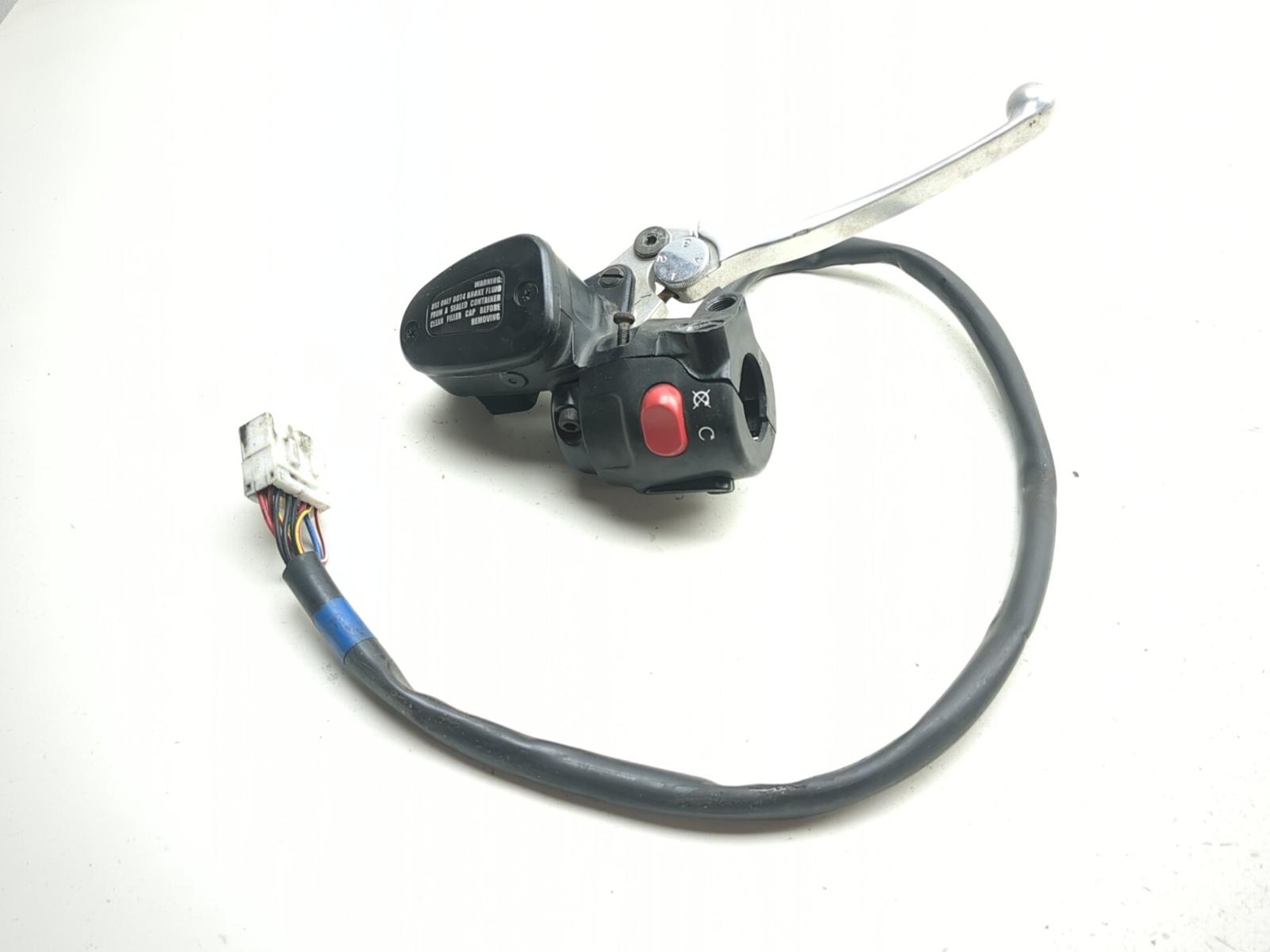 04-09 Triumph Rocket 3 III Right Master Cylinder & Switch Front