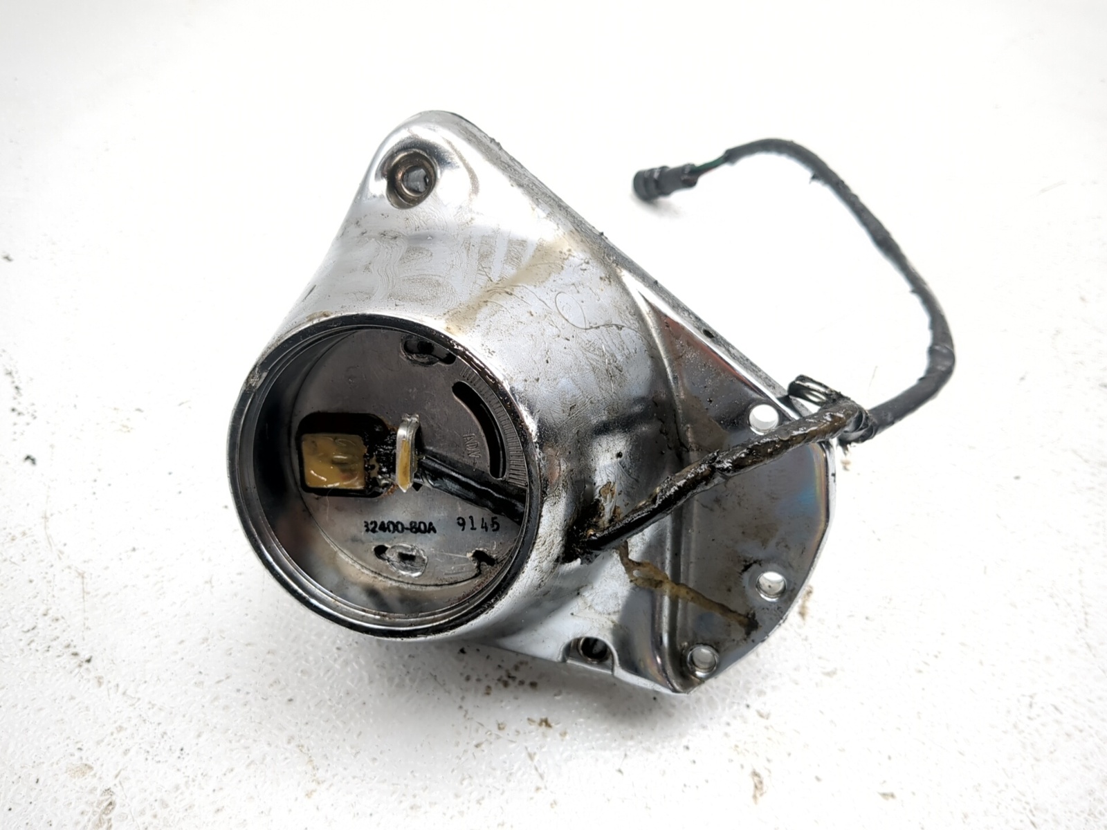 90-99 Harley Softail Fatboy FLSTF Right Cam Cover W/ Pulse Sensor
