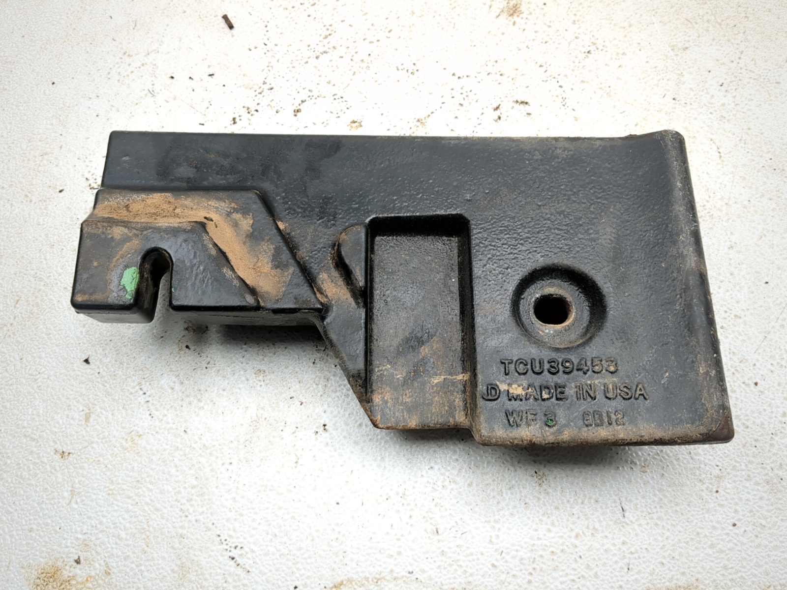 16-24 John Deere Z930M ZTrak Mower Rear Left Main Frame Bumper