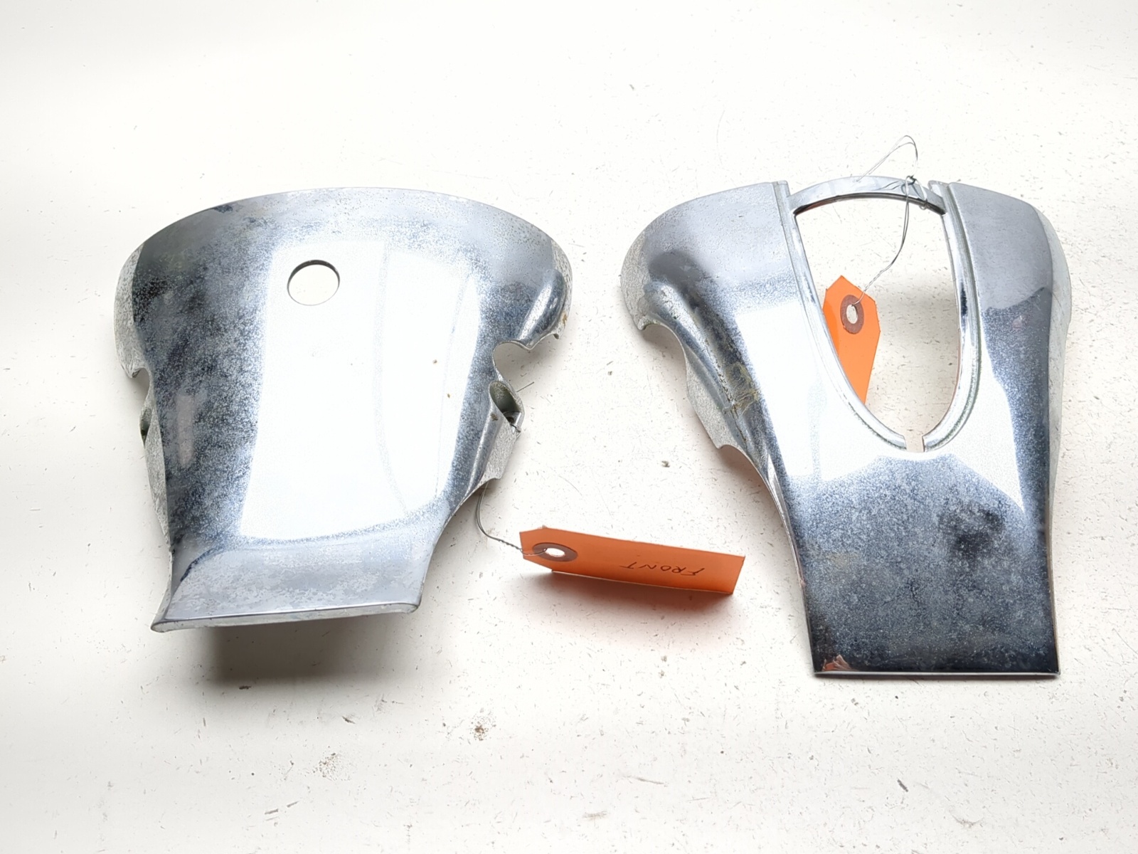 02-06 Harley Davidson VROD VRSCA Front Top & Bottom Handlebar Riser Covers