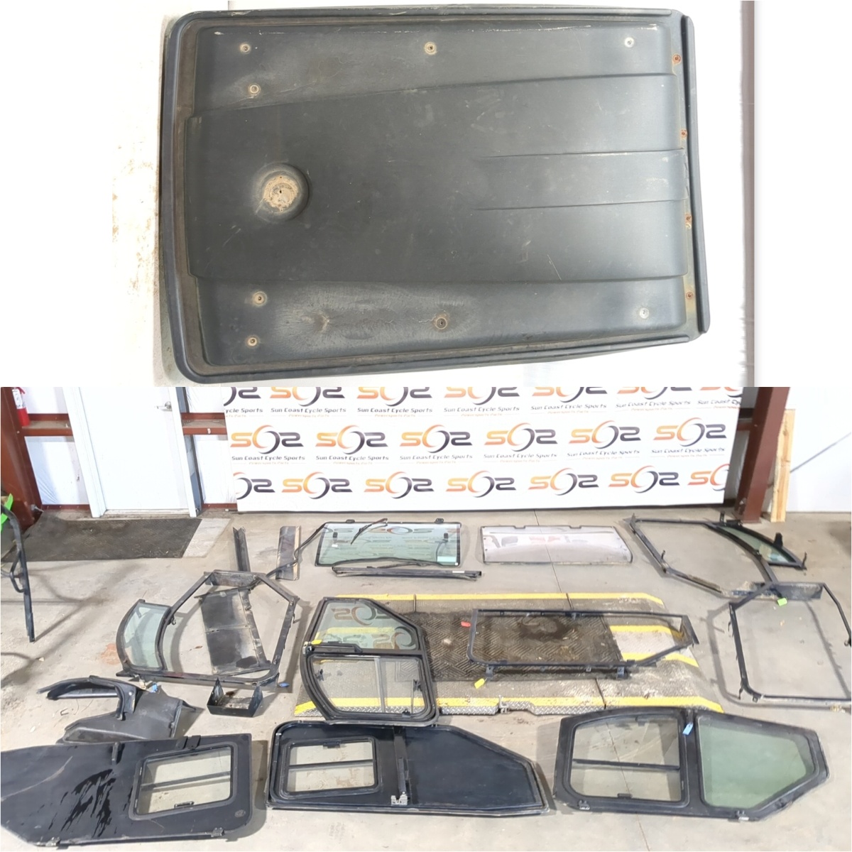 17-20 Club Car Carryall 1700 Crew Cab Enclosure Kit
