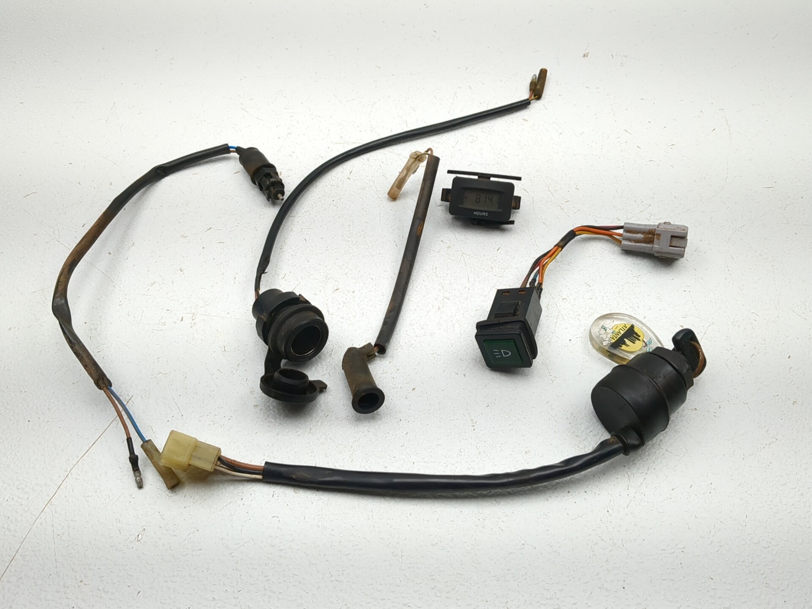 05-16 Kawasaki Mule 600 610 KAF400 Ignition Hour Meter Light Switch Set