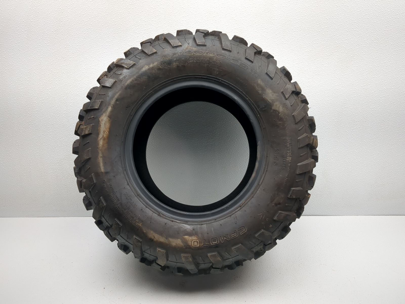 イチ CFMoto OEM ATV/UTV Rear Tire 25X10.00-12 Tire 30703-1274 - Sun