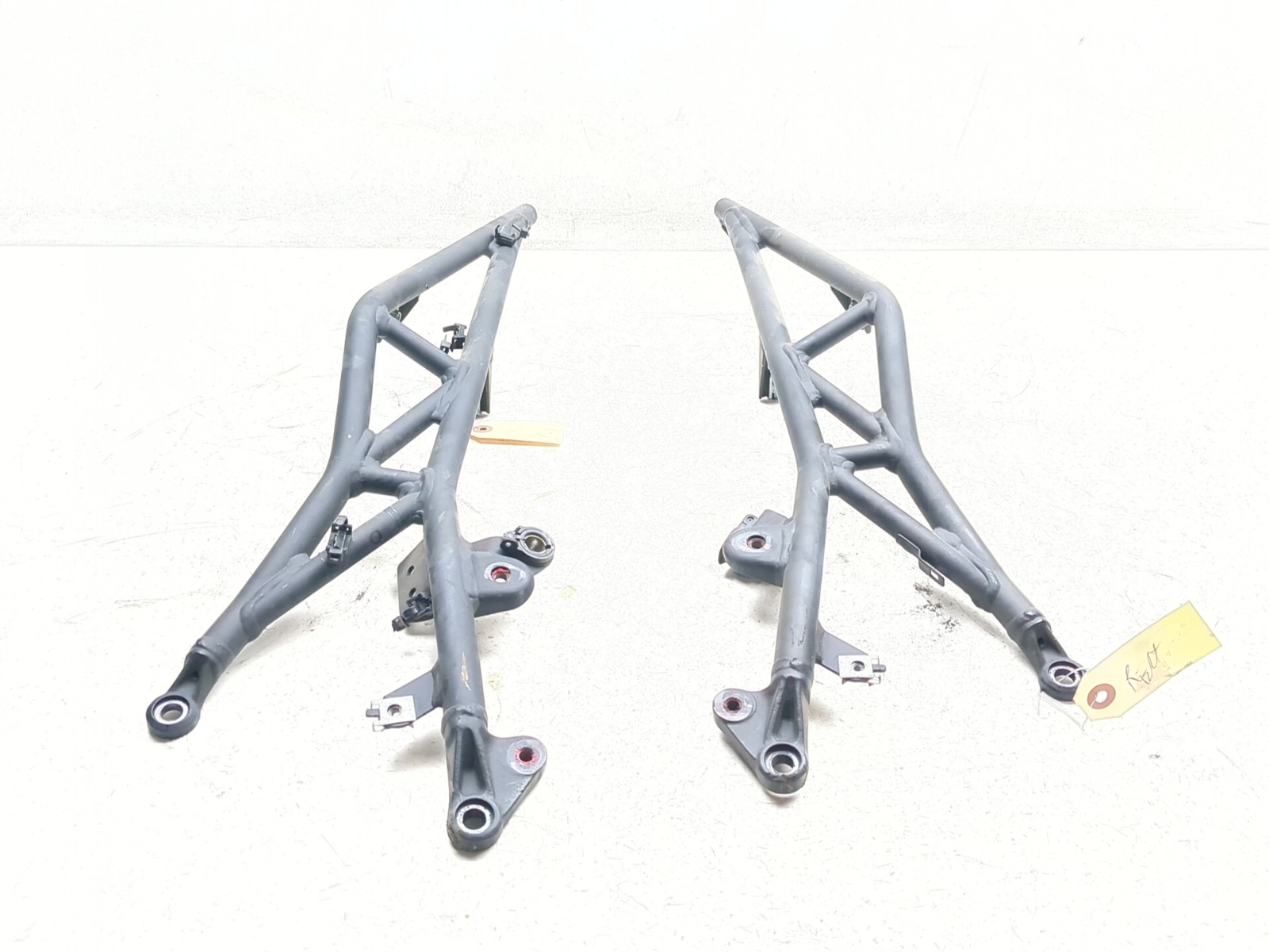 10-18 Ducati Multistrada 1200 S Left & Right Rear Subframe Rails Support