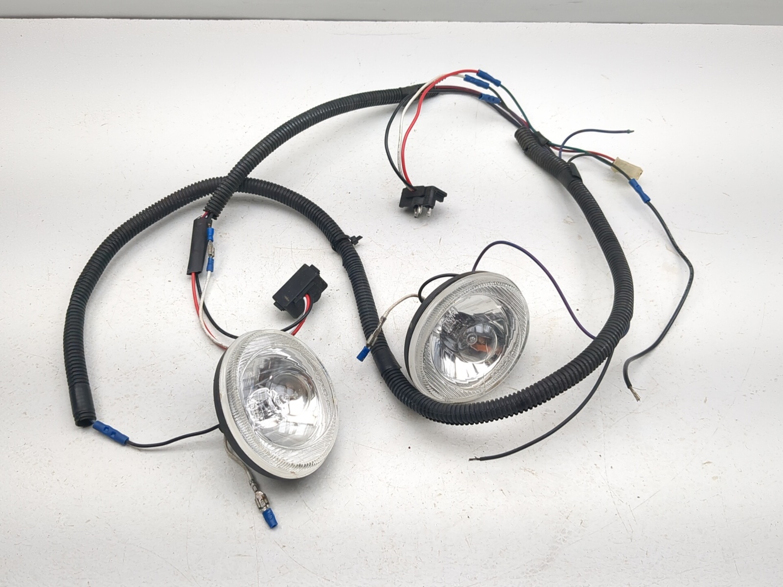 00-11 Polaris Gem Car Cart e2 e4 e6 e825 Front Left & Right Headlights & Harness