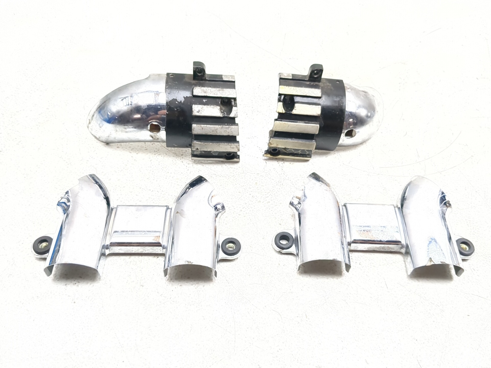 85-07 Yamaha VMAX 1200 VMX12 Exhaust Pipe Covers & Carb Valve