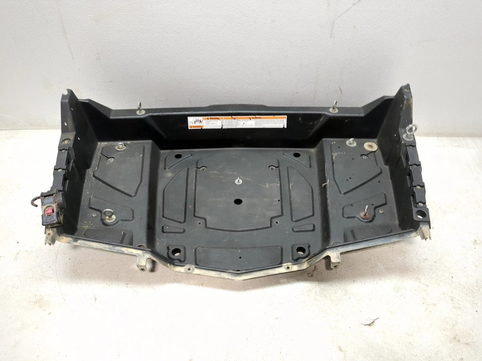 C 08-14 Polaris RZR S 800 Rear Cargo Bed Rack Panel Assembly 2634104