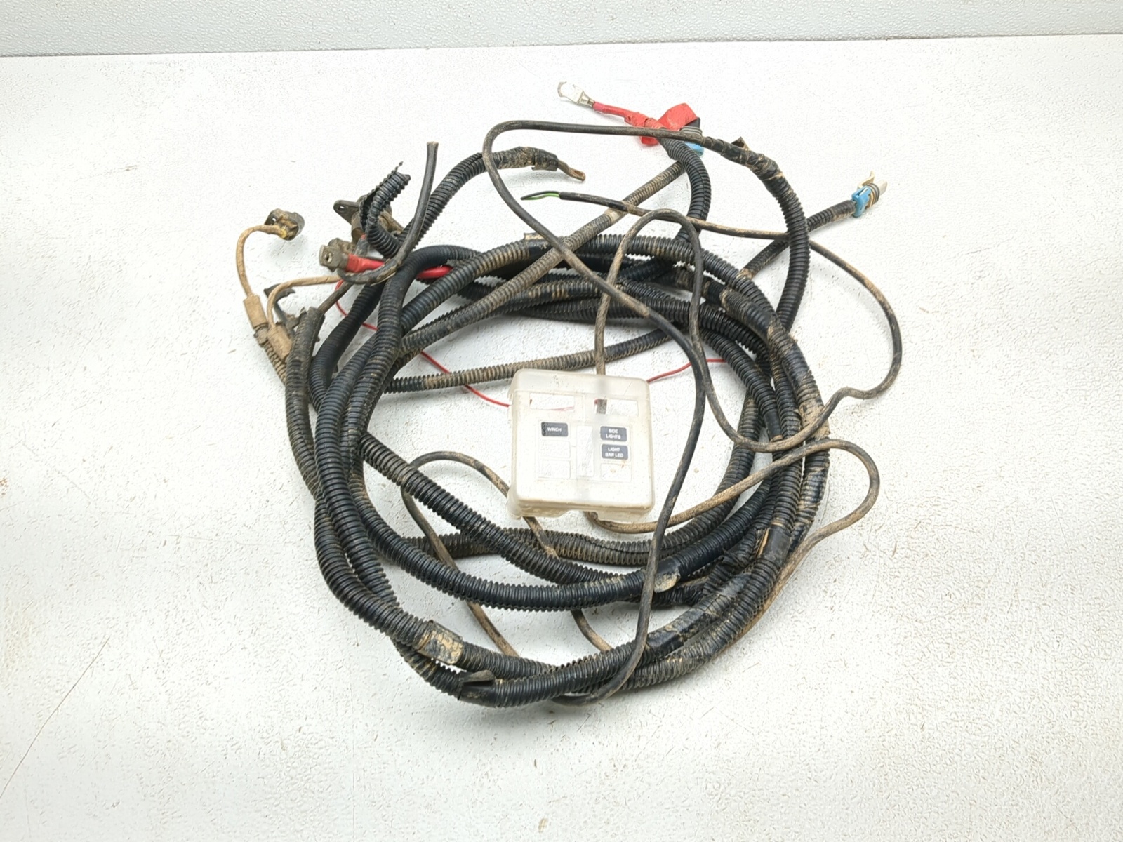 08-14 Polaris RZR S 800 Accessory Sub Wiring Harness & Battery